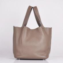 Imitation Hermes Picotin Lock Bag In Etain Leather