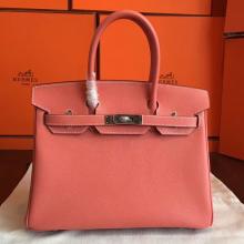 1:1 Hermes Crevette Epsom Birkin 30cm Handmade Bag