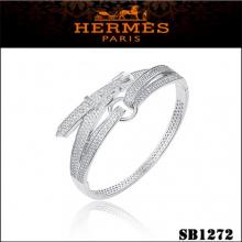 Hermes Debridee Bracelet White Gold With Diamonds Replica