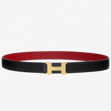 Designer Fake Hermes Mini Constance Belt Buckle & Red Epsom 24 MM Strap
