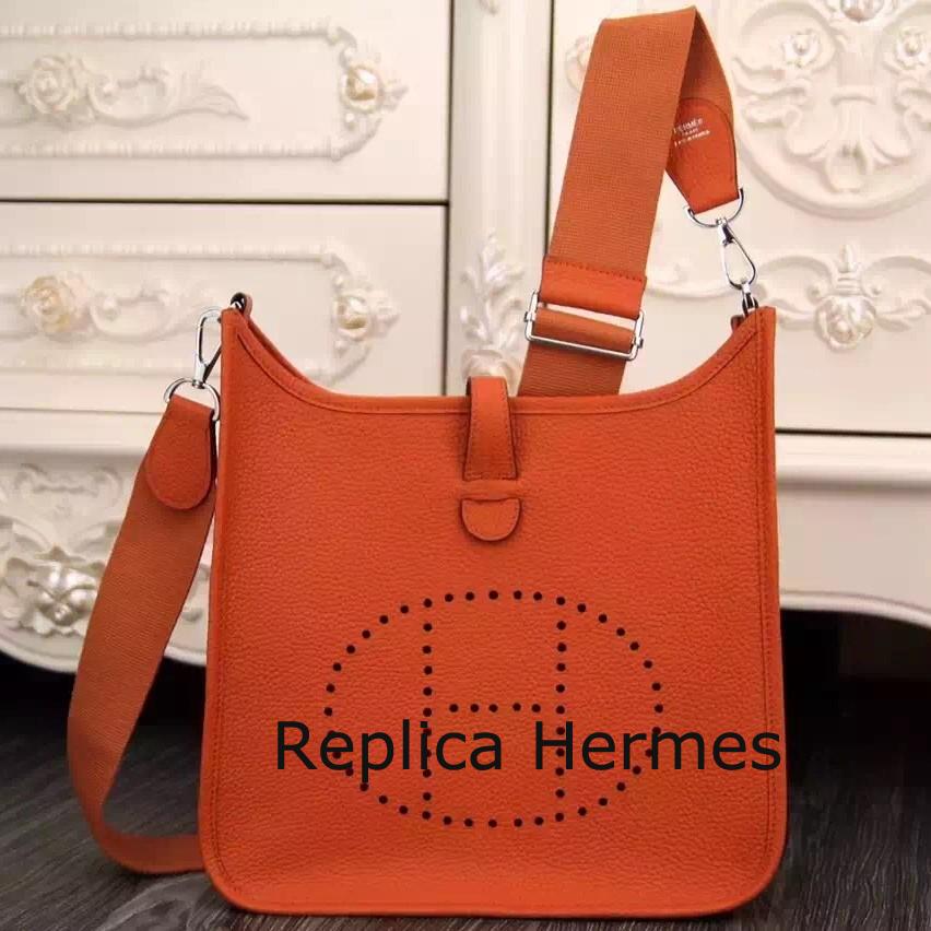 Hermes Orange Evelyne III PM Bag