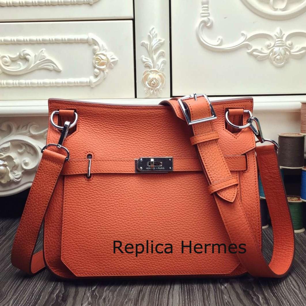 Perfect Hermes Orange Medium Jypsiere 31cm Bag