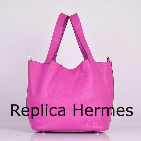 Fake High Quality Hermes Picotin Lock Bag In Peach Leather