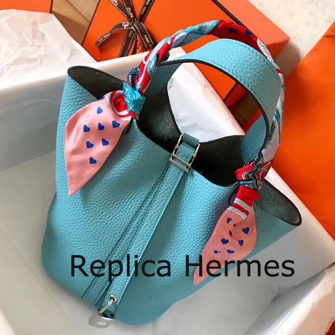 Luxury Hermes Lagon Picotin Lock PM 18cm Handmade Bag