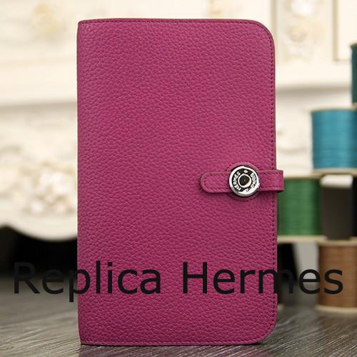 Fashion Hermes Dogon Combine Wallet In Purple Leather