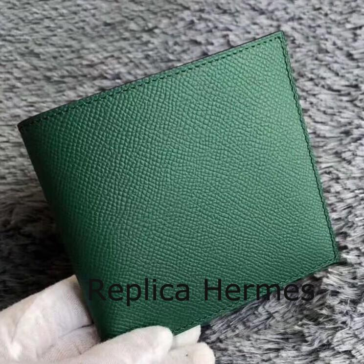 Hermes Green MC2 Copernic Compact Wallet Replica