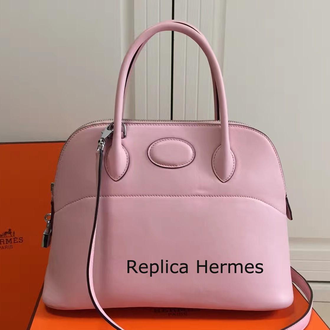 Replica AAA Hermes Bolide 31cm Bag In Pink Swift Leather