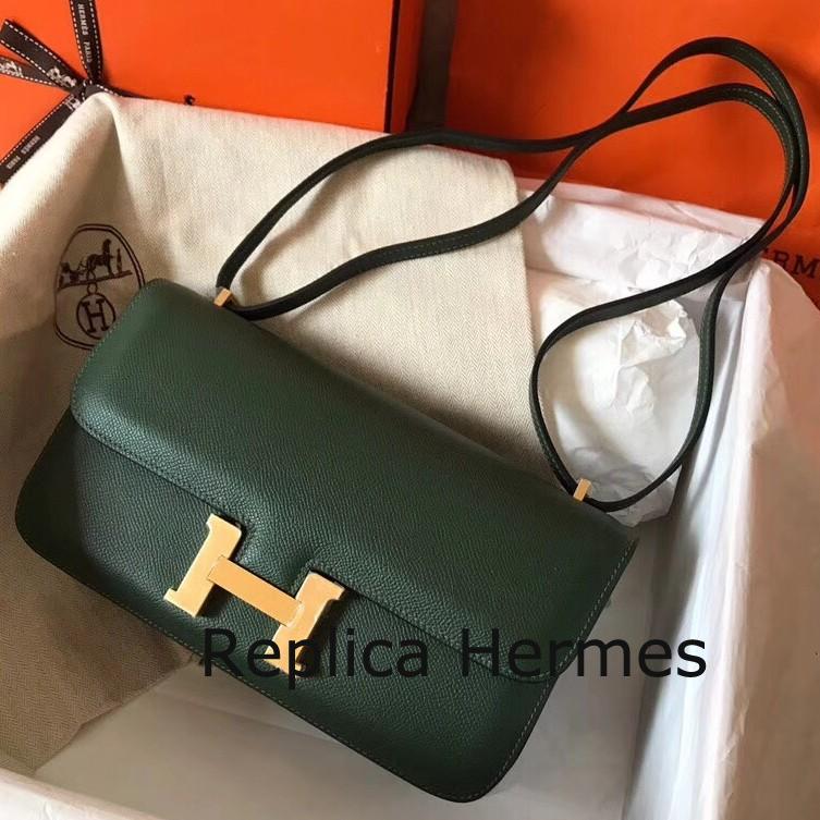 1:1 Hermes Vert Anglais Epsom Constance Elan 25cm Bag