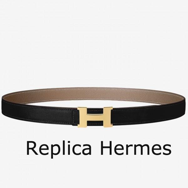 Replica Hermes Mini Constance Belt Buckle & Taupe Epsom 24 MM Strap