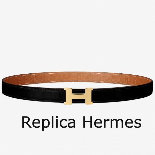Luxury Replica Hermes Mini Constance Belt Buckle & Brown Epsom 24 MM Strap