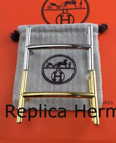 Hermes Reversible Belt 18k H Buckle Gold