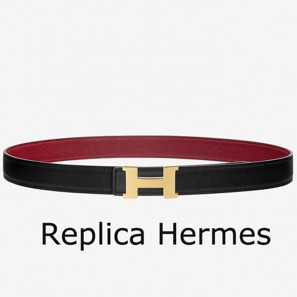Hermes Mini Constance Belt Buckle & Ruby Epsom 24 MM Strap