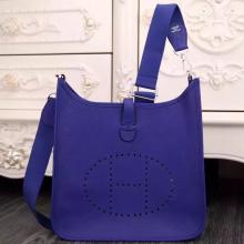 Perfect Replica Hermes Electric Blue Evelyne III PM Bag