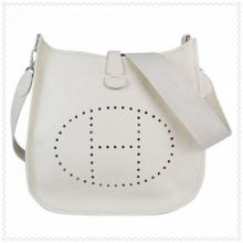 High Quality Hermes Evelyne III Bag White