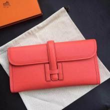 Perfect Faux Hermes Flamingo Epsom Jige Elan 29 Clutch