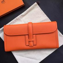 Hermes Orange Epsom Jige Elan 29 Clutch Replica