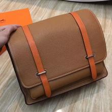 Hermes Bicolor Steve 35 Messenger Brown Bag Replica