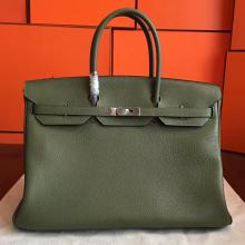 Copy Perfect Hermes Canopee Clemence Birkin 40cm Handmade Bag