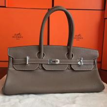 Hermes Grey JPG Shoulder Birkin 42cm Bag Replica