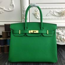 Luxury Replica Hermes Birkin 30cm 35cm Bag In Bamboo Clemence Leather