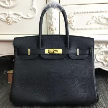 Replica Hermes Birkin 30cm 35cm Bag In Black Clemence Leather