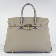 Hermes Birkin 30cm 35cm Bag In Grey Togo Leather