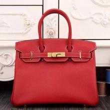 Copy Hermes Birkin 30cm 35cm Bag In Red Epsom Leather