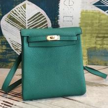 Replica High End Hermes Malachite Clemence Kelly Ado PM Backpack