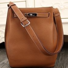 Hermes So Kelly 22cm Bag In Brown Leather Replica