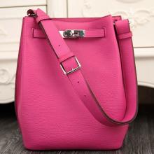 Imitation Luxury Hermes So Kelly 22cm Bag In Rose Red Leather