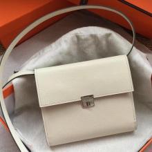 Replica Hermes White Clic 16 Wallet With Strap