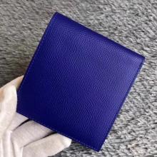 Hermes Blue Electric MC2 Copernic Compact Wallet Replica