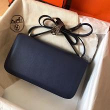 Replica Hermes Blue Royale Epsom Constance Elan 25cm Bag