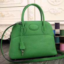 Perfect Replica Hermes Bolide Tote Bag In Vert Leather
