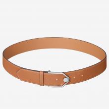 Hermes Brown Licol 40 MM Reversible Leather Belt Replica