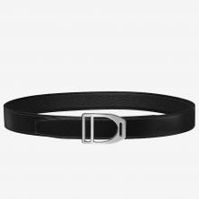 Hermes Etrier Buckle Belt & Black Clemence 32 MM Strap Replica