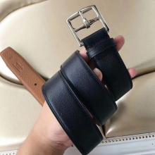 Hermes Etriviere 40 Belt In Black Epsom Leather Replica