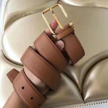 Replica Cheap Hermes Lennox 40 MM Belt In Brown Epsom Leather