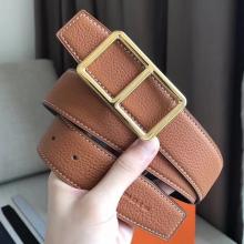 Hermes Officier Belt Buckle & Brown 38MM Strap Replica