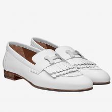 Hermes Royal Loafers In White Calfskin Replica