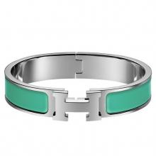 High End Replica Hermes Green Enamel Clic H PM Bracelet