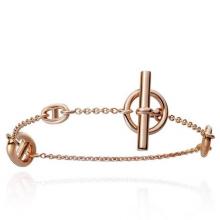 Hermes LG Rose Gold Farandole Bracelet Replica