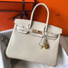 Cheap Imitation Hermes Beton Clemence Birkin 30cm Handbag