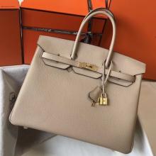 Hermes Argile Clemence Birkin 35cm Handbag