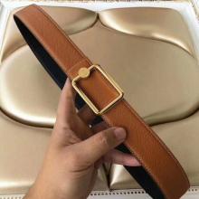 Best Imitation Hermes Oscar Buckle 40 MM Belt Brown Reversible Leather