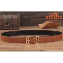 Hermes Brown Cape Cod 32 Reversible Belt Replica