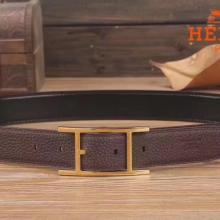 Discount Hermes Quentin 32 MM Chocolate Reversible Belt