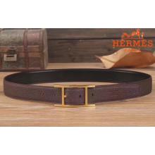 Discount Hermes Quentin 32 MM Chocolate Reversible Belt