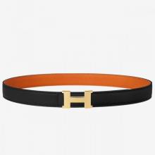 Designer Replica Hermes Mini Constance Belt Buckle & Orange Epsom 24 MM Strap