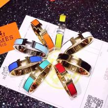 High End Hermes Clic Clac H Enamel Bracelet With Gold/Silver/Pink Gold MM